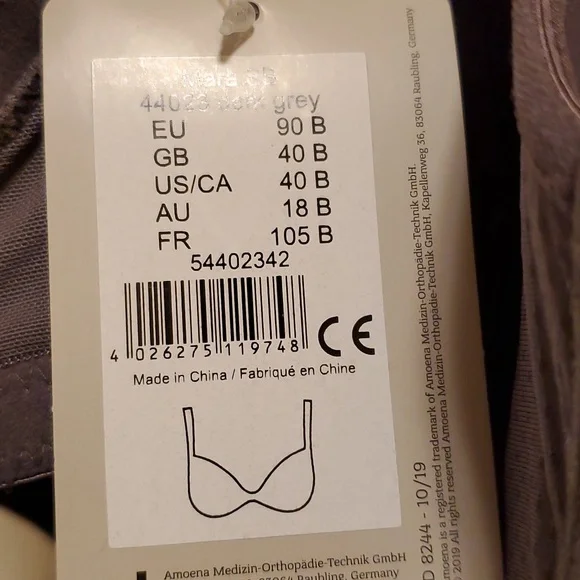 Amoena Mara Bra 40B - Picture 6 of 7